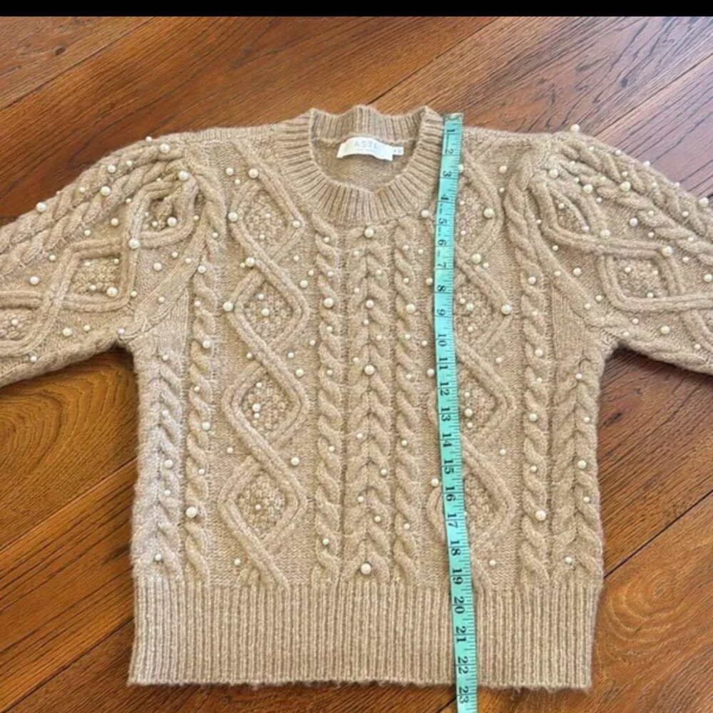 ASTR The Label Pearl‎ Embellished Sweater size M - Picture 10 of 11